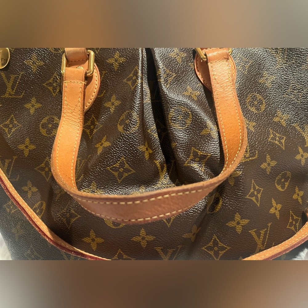 AS IS ….Louis  Vuitton Palermo Classic Brown Monogram Bag- SM TEAR BOTTOM OF BAG - Picture 4 of 15